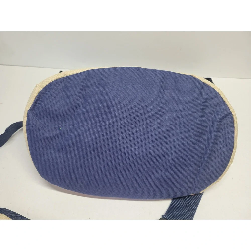Disney Cruise Line Navy Cream Insulated Soft Cooler‎ Bag Adjustable Strap NWOT